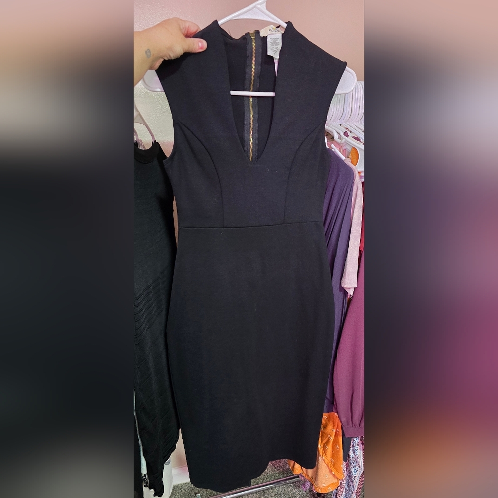 Chic Black Midi Dress